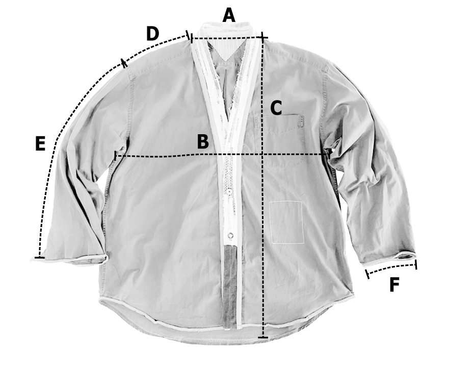 CHEMISE COL KIMONO KSD-1 À MANCHES LONGUES
