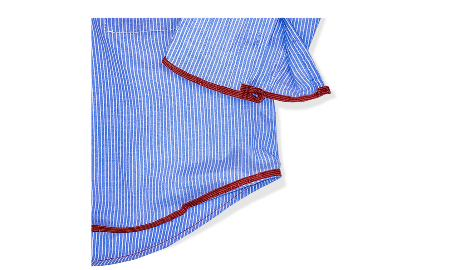 CHEMISE COL KIMONO KSD-1 À MANCHES LONGUES