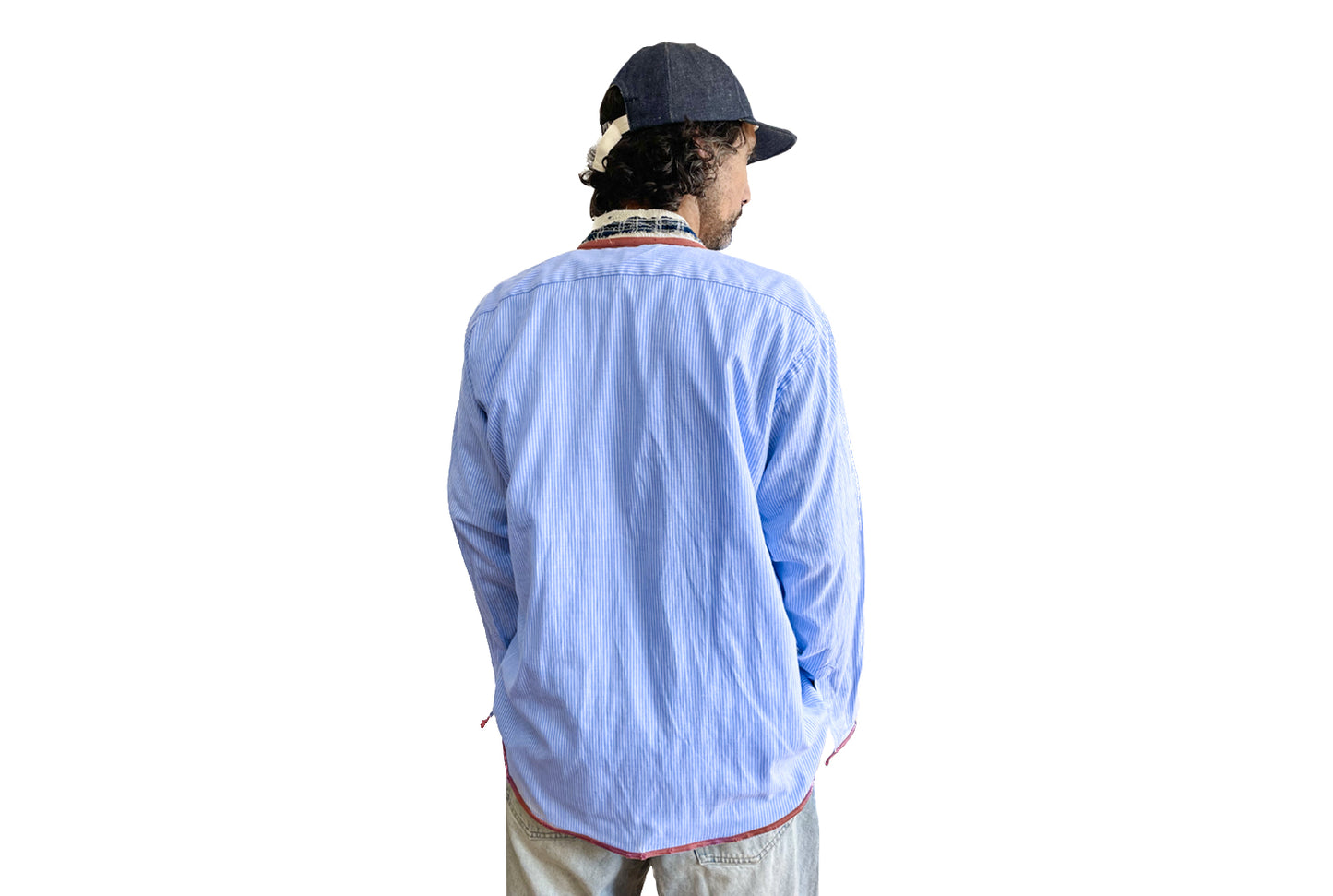 CHEMISE COL KIMONO KSD-1 À MANCHES LONGUES