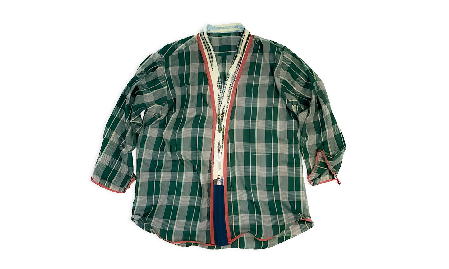 CHEMISE COL KIMONO KSD-1 À MANCHES LONGUES