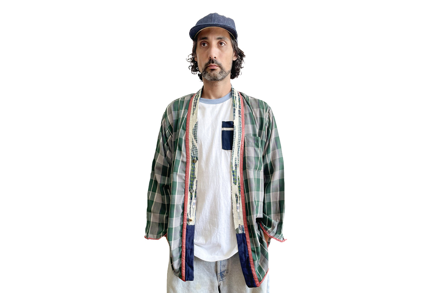 CHEMISE COL KIMONO KSD-1 À MANCHES LONGUES