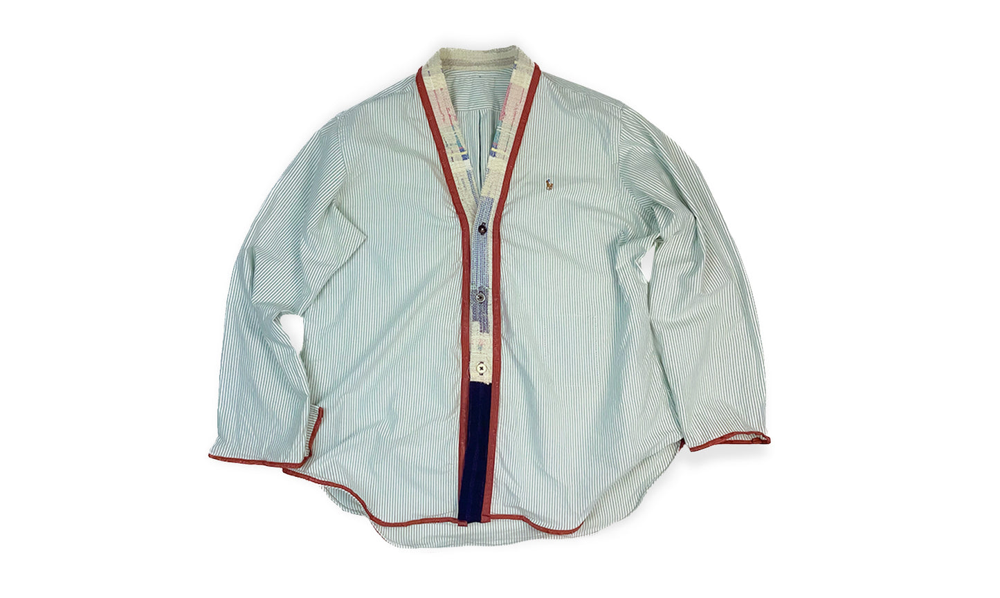 CHEMISE COL KIMONO KSD-1 À MANCHES LONGUES