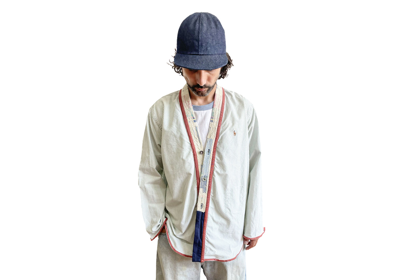 CHEMISE COL KIMONO KSD-1 À MANCHES LONGUES