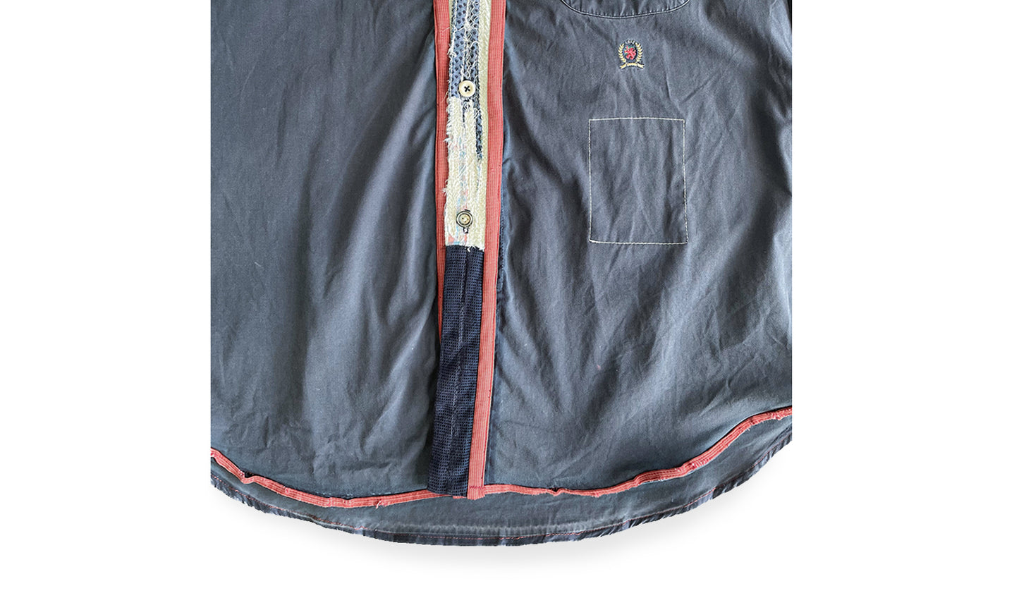CHEMISE COL KIMONO KSD-1 À MANCHES LONGUES