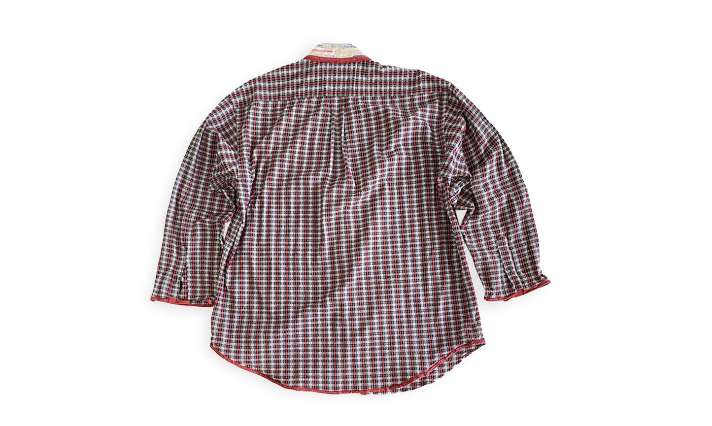 CHEMISE COL KIMONO KSD-1 À MANCHES LONGUES