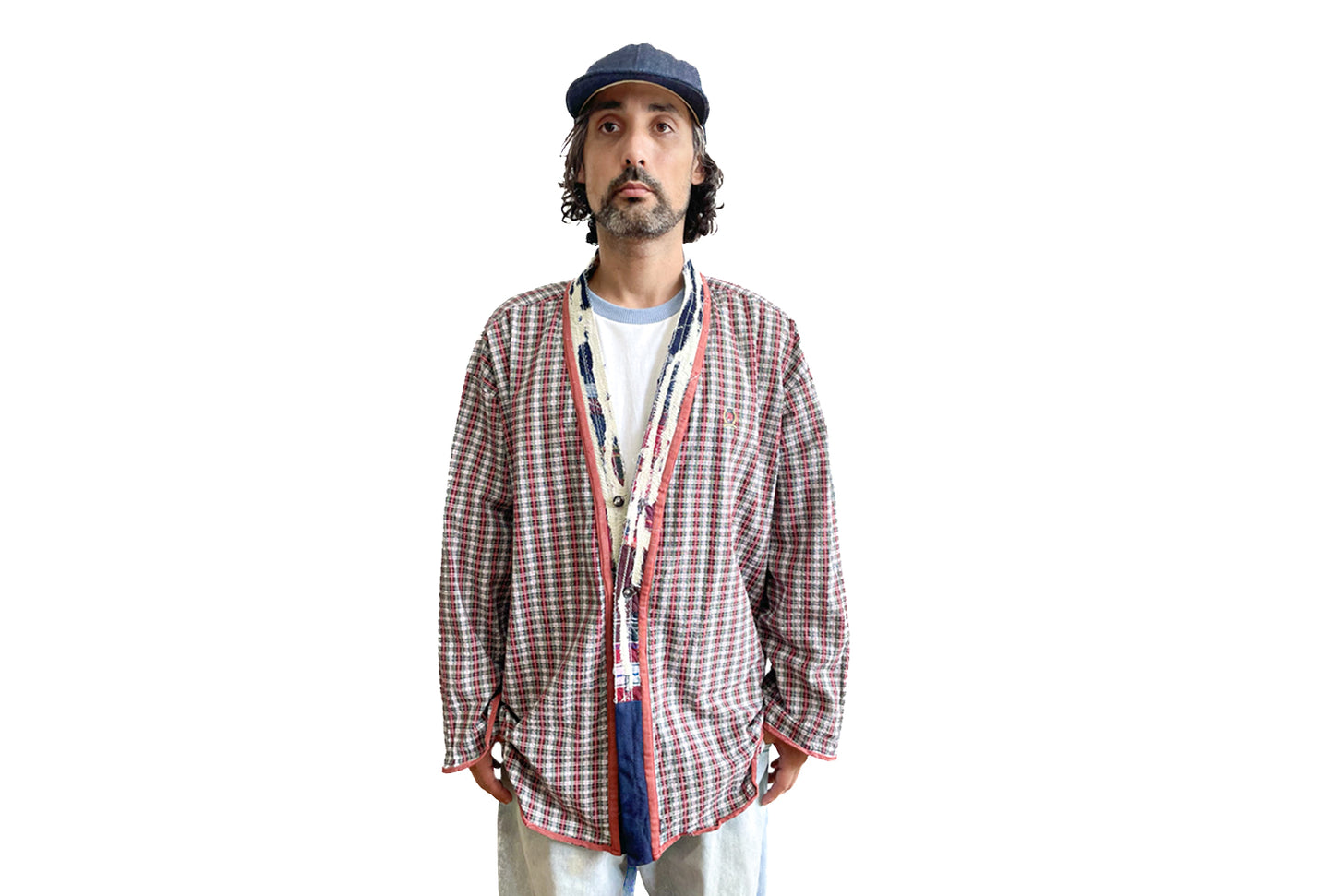 CHEMISE COL KIMONO KSD-1 À MANCHES LONGUES