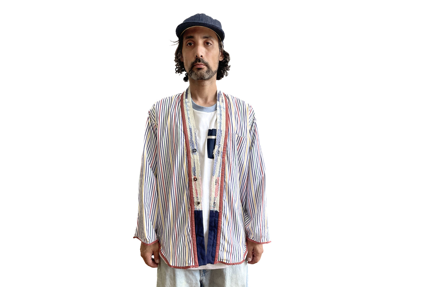 CHEMISE COL KIMONO KSD-1 À MANCHES LONGUES