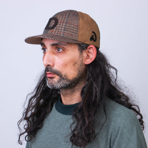 Casquette Patchwork en Laine Recyclée MOSAIC - N° 011