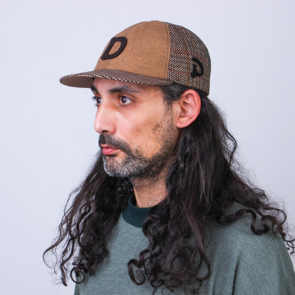 Casquette Patchwork en Laine Recyclée MOSAIC - N° 012