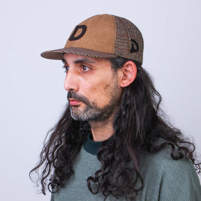 Casquette Patchwork en Laine Recyclée MOSAIC - N° 012