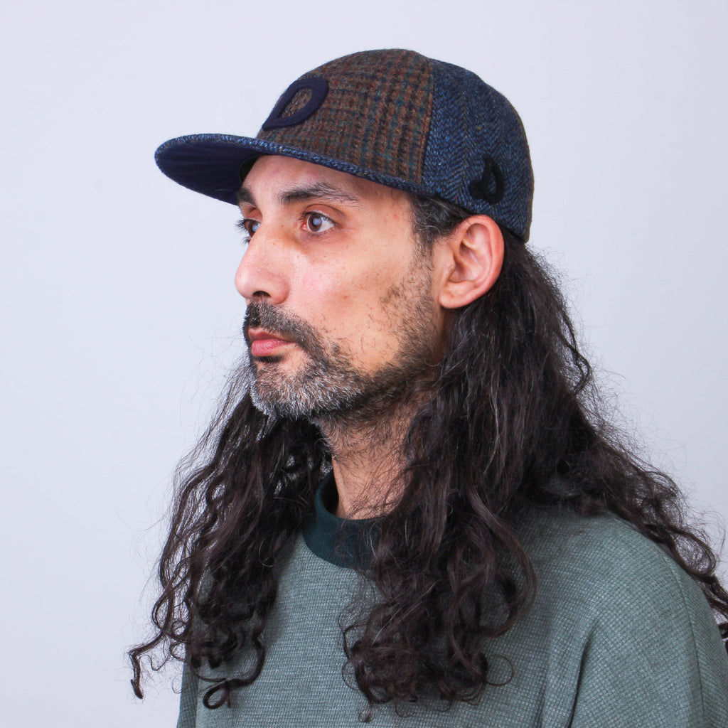 Casquette Patchwork en Laine Recyclée MOSAIC - N° 027