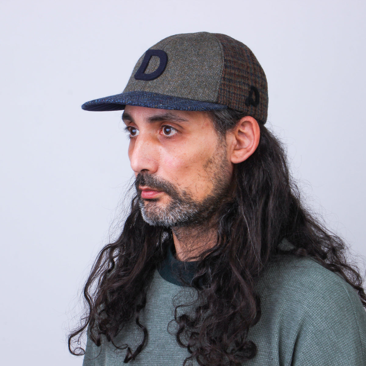 Casquette Patchwork en Laine Recyclée MOSAIC - N° 030