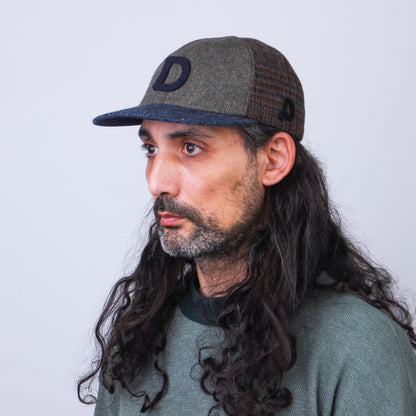 Casquette Patchwork en Laine Recyclée MOSAIC - N° 030