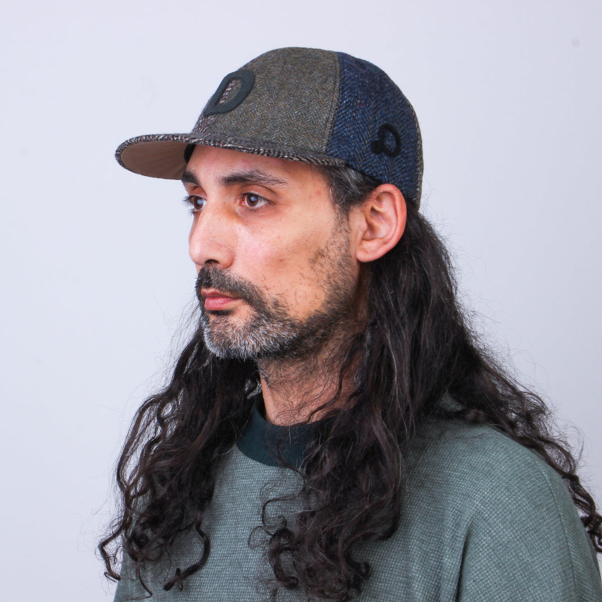 Casquette Patchwork en Laine Recyclée MOSAIC - N° 031