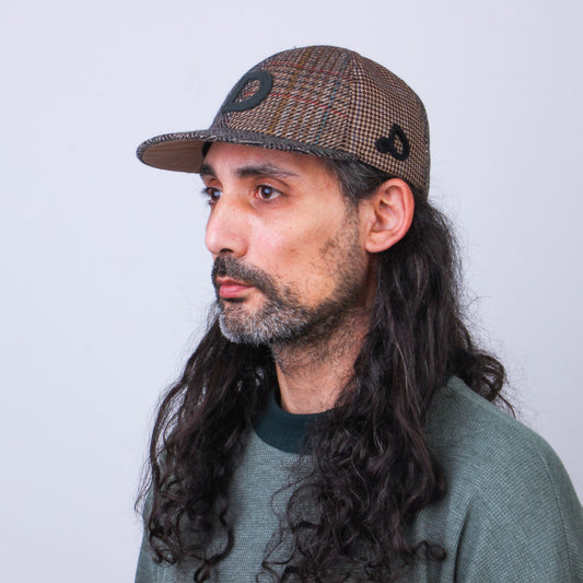 Casquette Patchwork en Laine Recyclée MOSAIC - N° 035