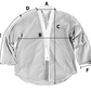 CHEMISE COL KIMONO KSD-1 À MANCHES LONGUES