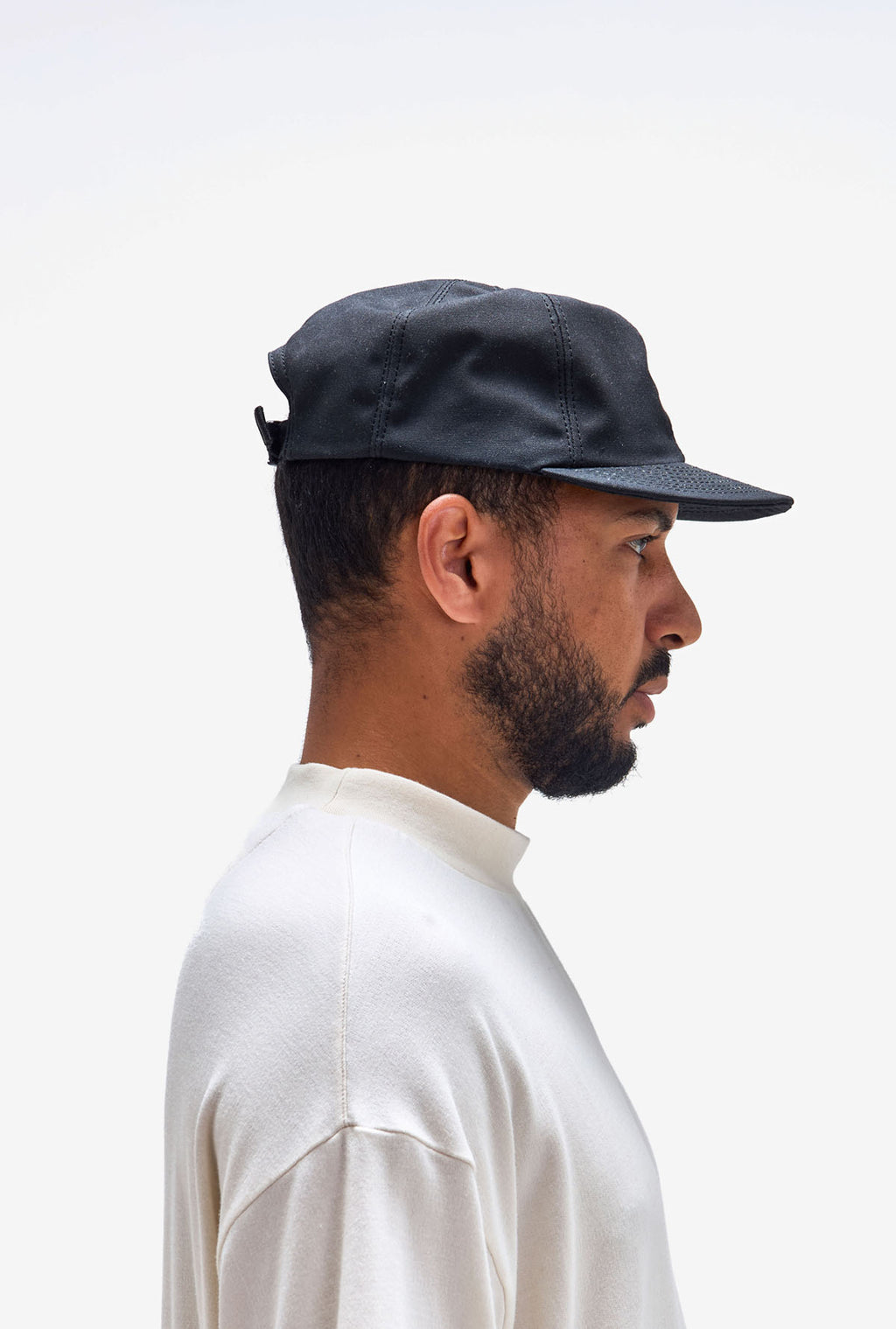 Waxed Canvas Cap - Black