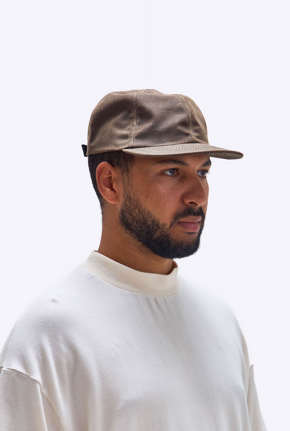 Waxed Canvas Cap - Brown