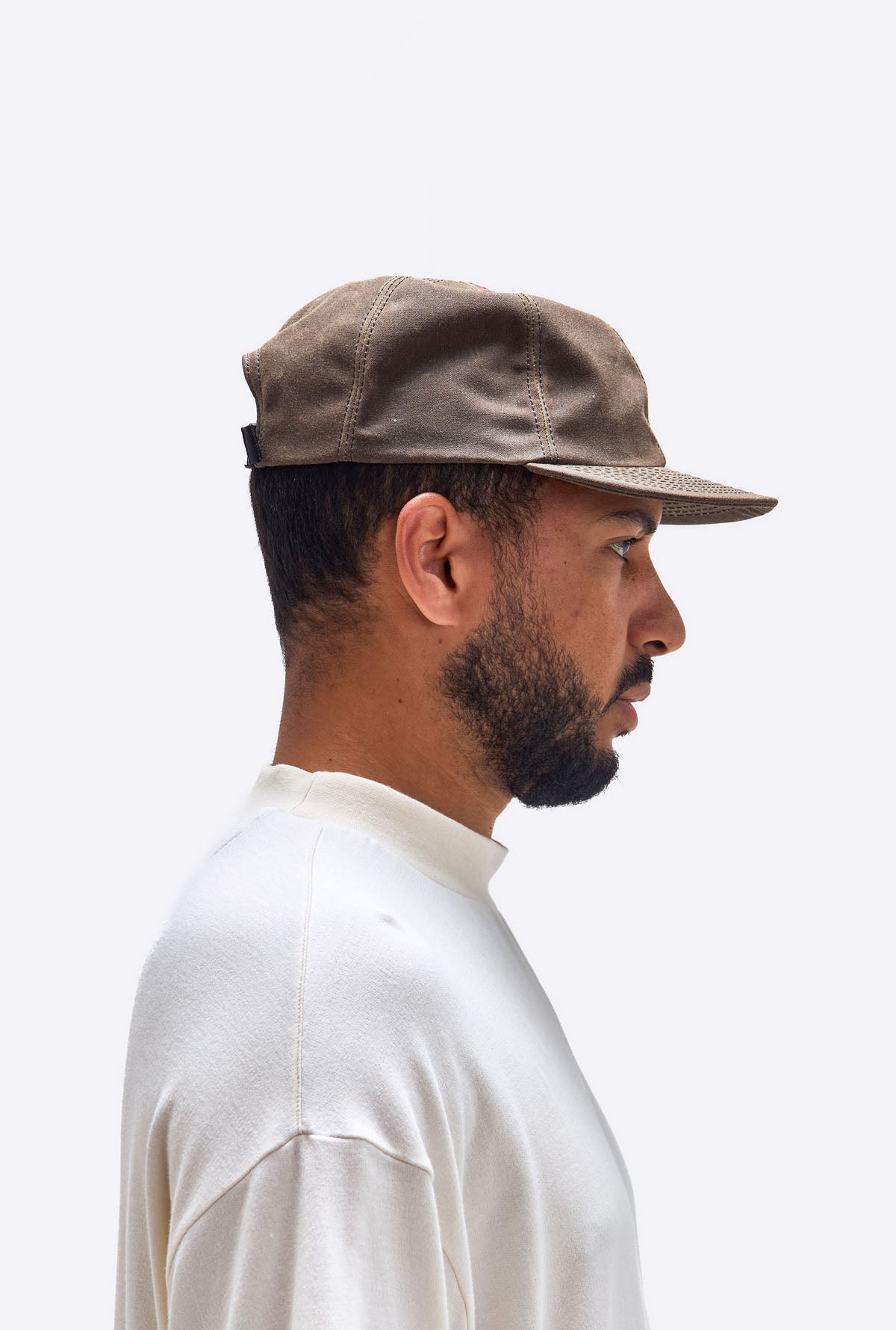 Waxed Canvas Cap - Brown