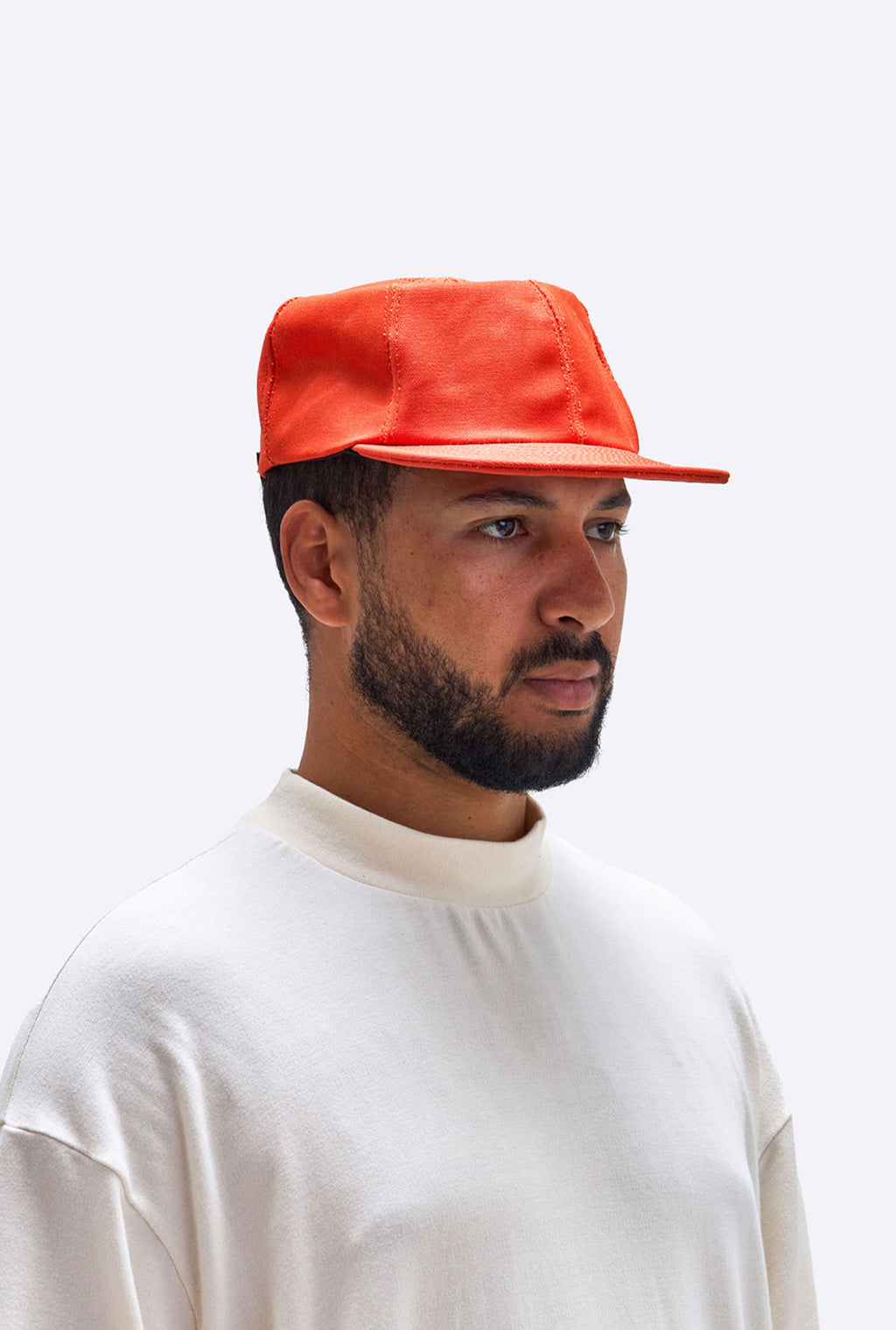 Waxed Canvas Cap - Orange