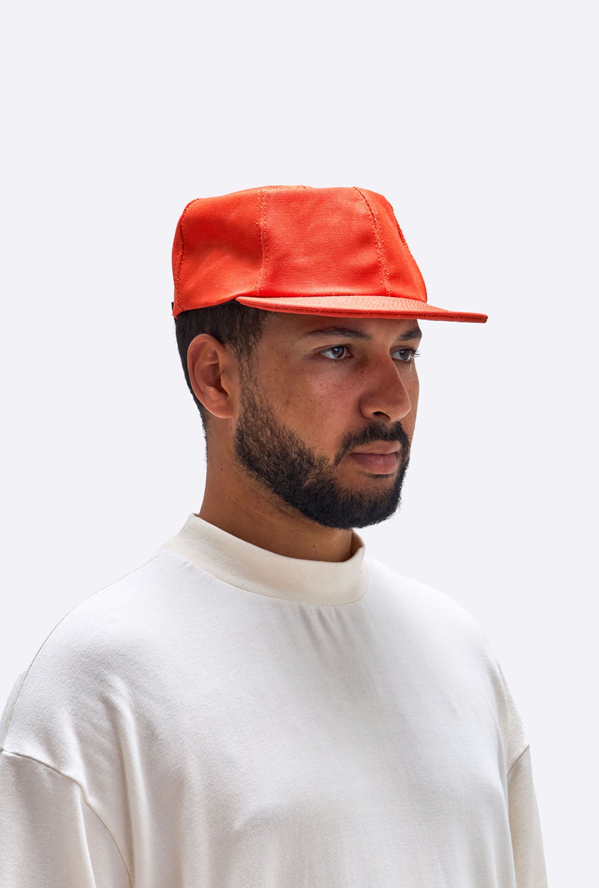 Waxed Canvas Cap - Orange