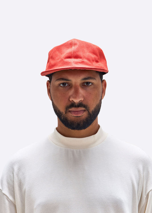 Casquette toile Ciré - Mandarine