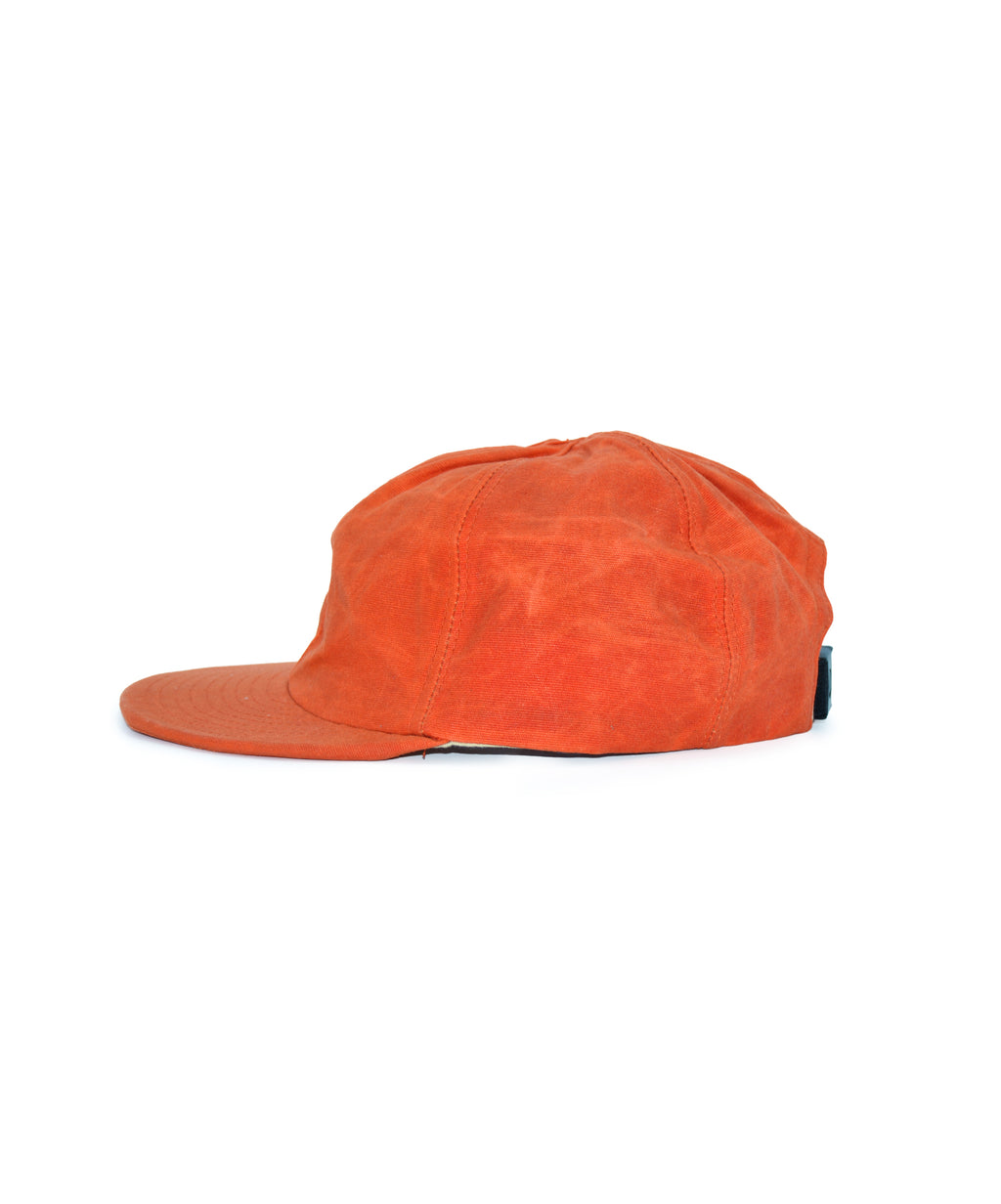 Casquette Baseball Canvas Coton Ciré - Orange