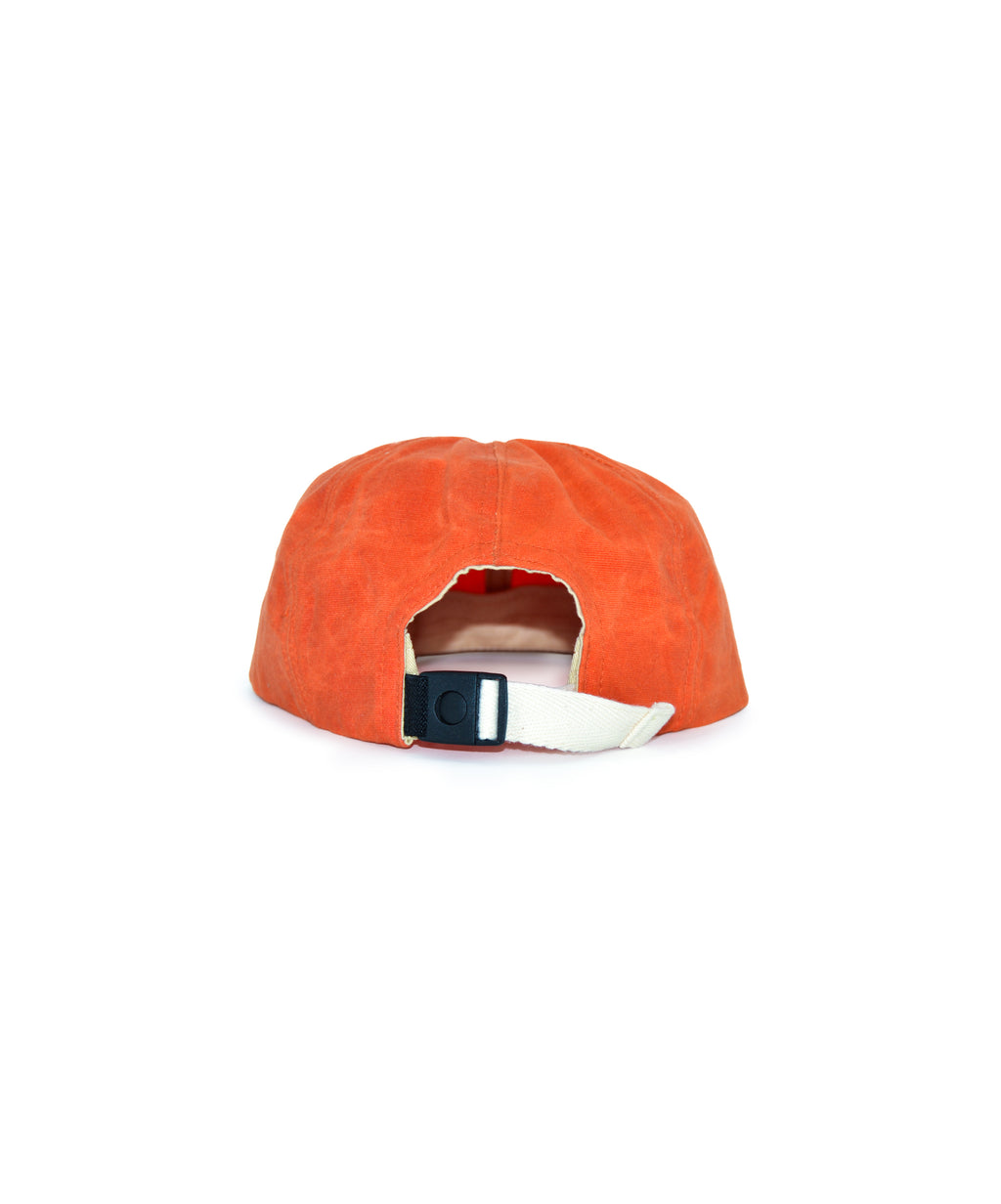 Casquette Baseball Canvas Coton Ciré - Orange