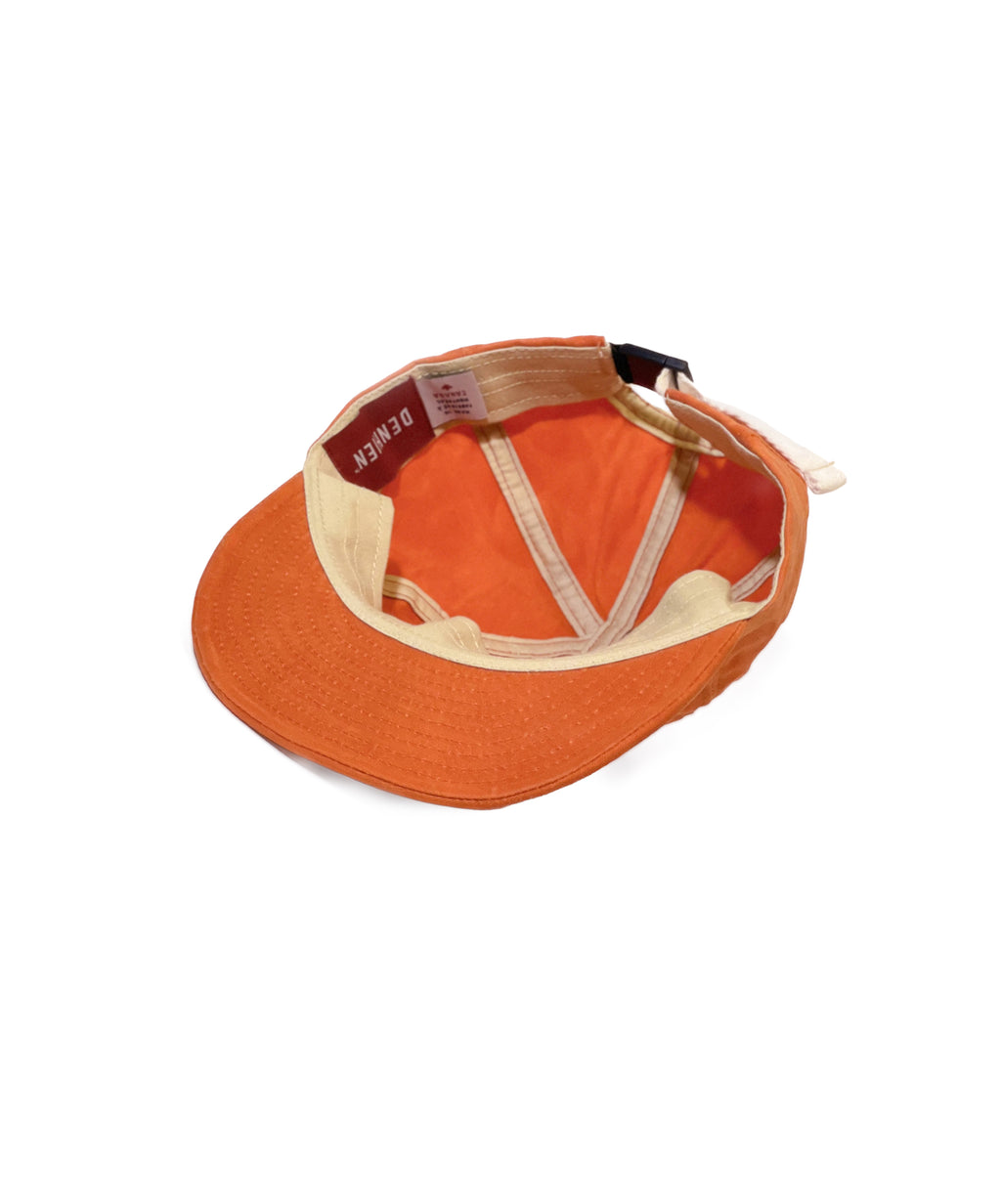 Casquette Baseball Canvas Coton Ciré - Orange