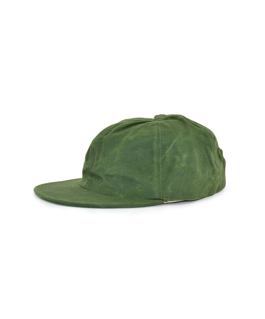 Casquette Baseball Canvas Coton Ciré - Green