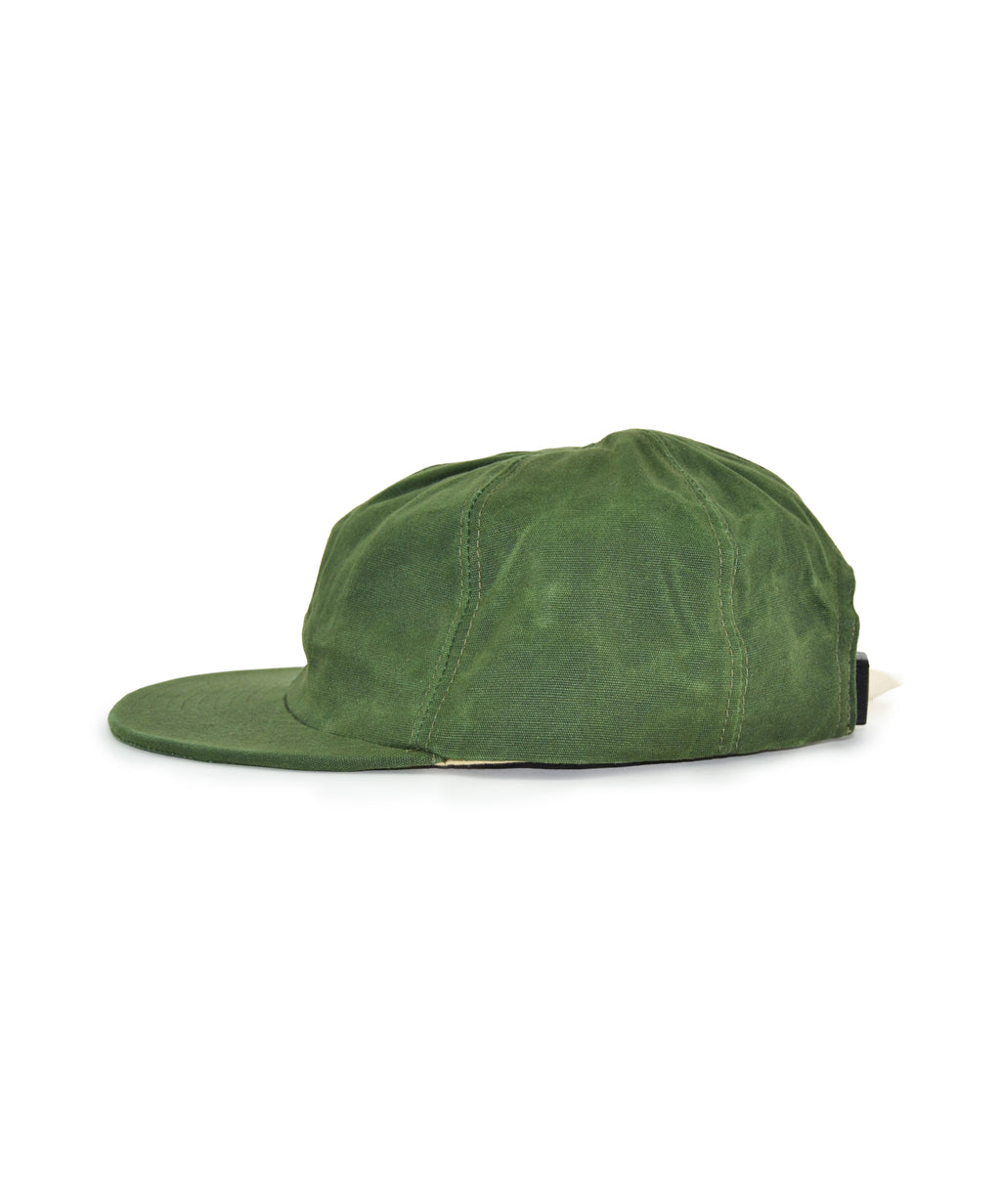 Casquette Baseball Canvas Coton Ciré - Green
