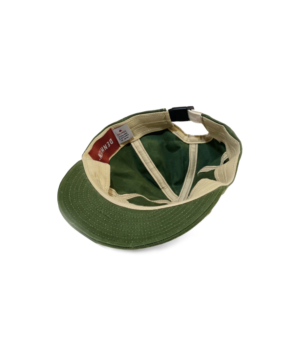 Casquette Baseball Canvas Coton Ciré - Green
