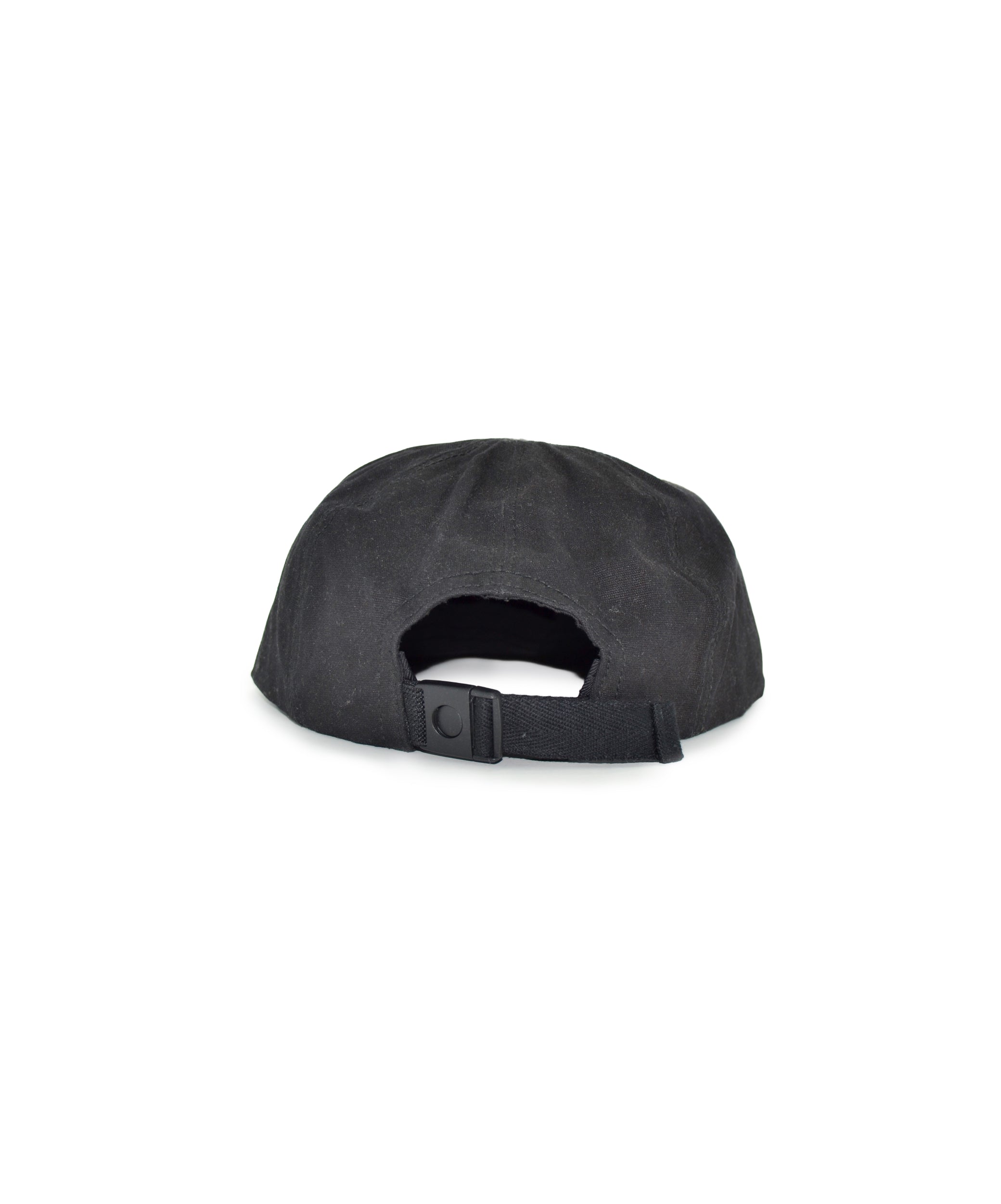 Casquette Baseball Canvas Coton Ciré - Black