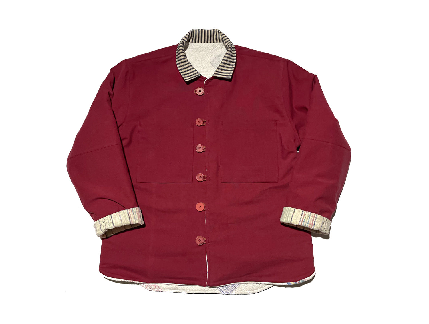 Veste de travail Réversible Boutonnée - Red - S