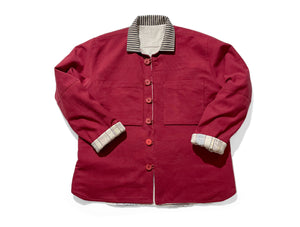 Veste de travail Réversible Boutonnée - Red - M