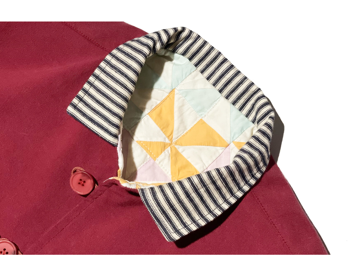 Veste de travail Réversible Boutonnée - Red - L
