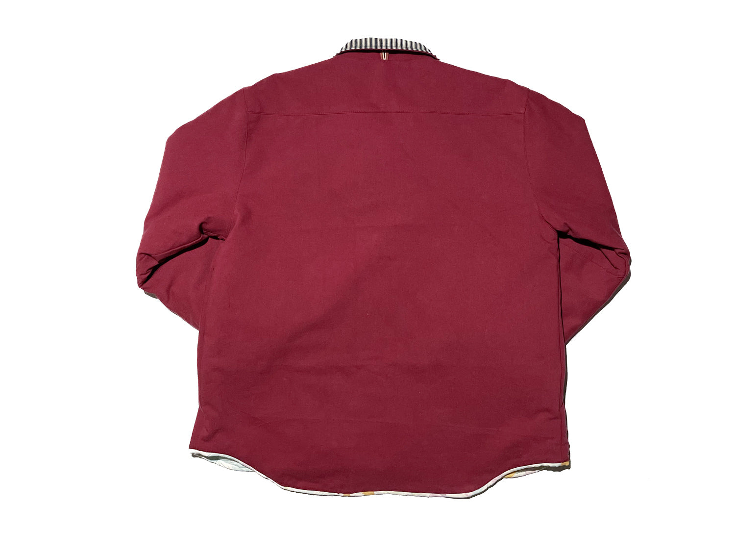 Reversible Buttoned Work Jacket - Red - XL