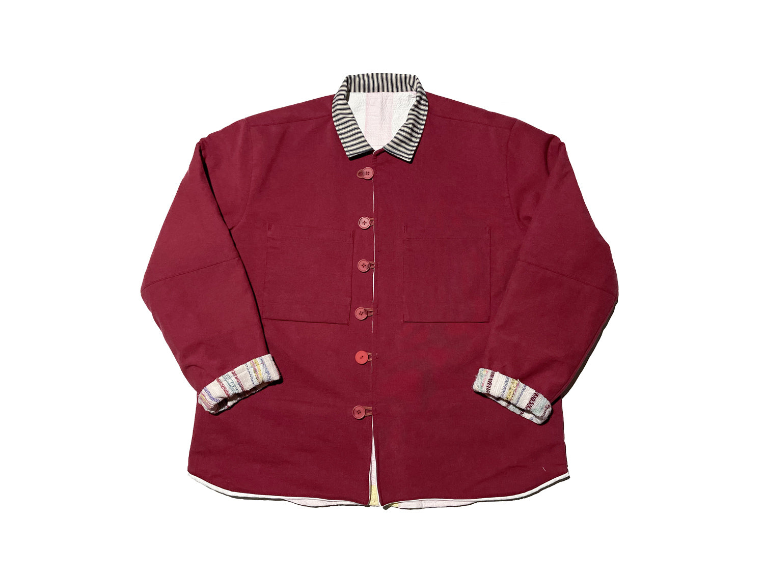 Veste de travail Réversible Boutonnée - Red - XXL