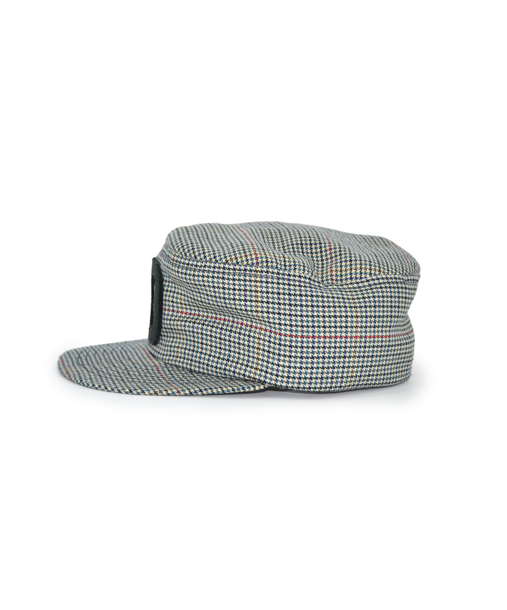 Casquette PILLBOX - Flanelle Pied-de-Poule