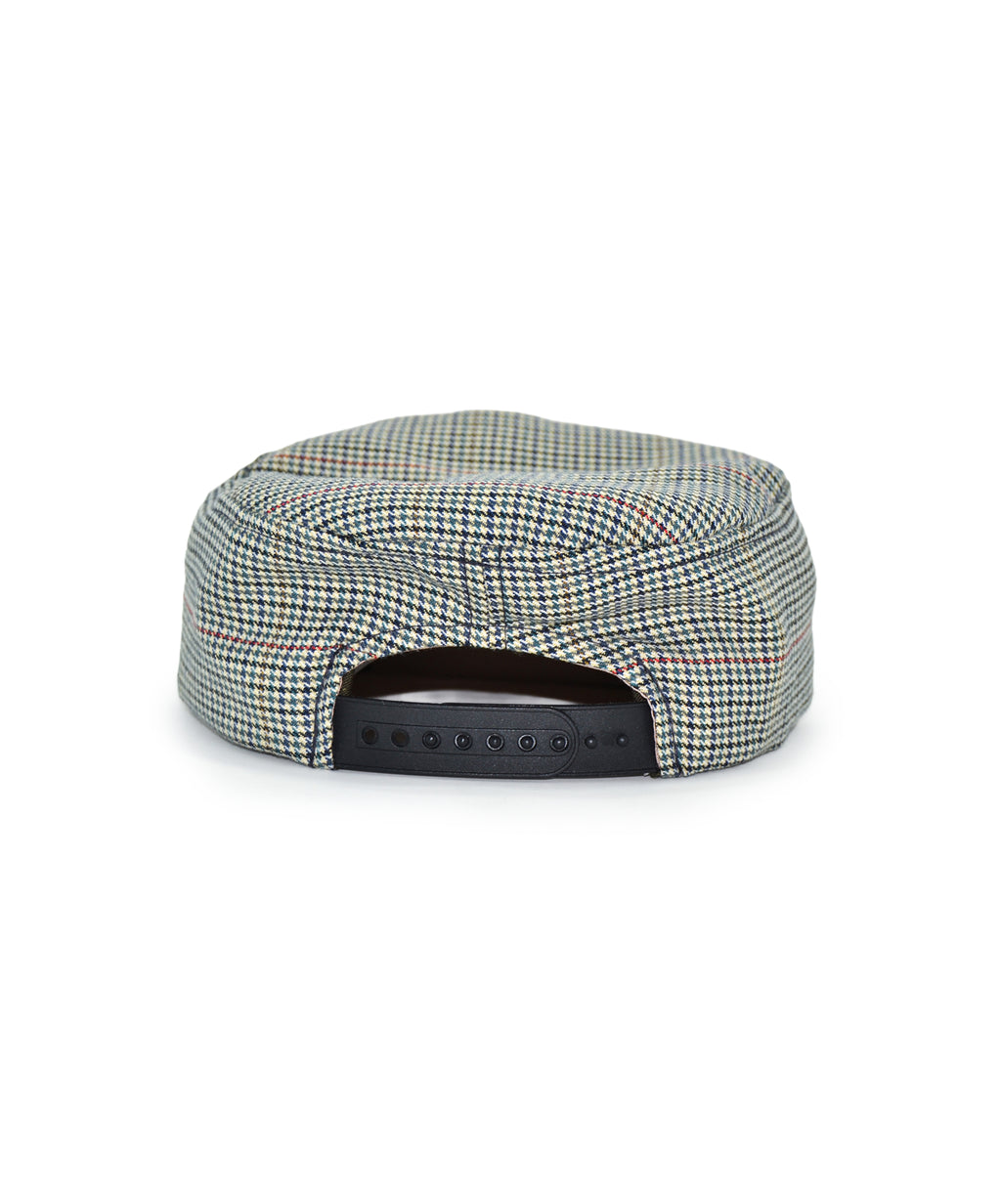 Casquette PILLBOX - Flanelle Pied-de-Poule