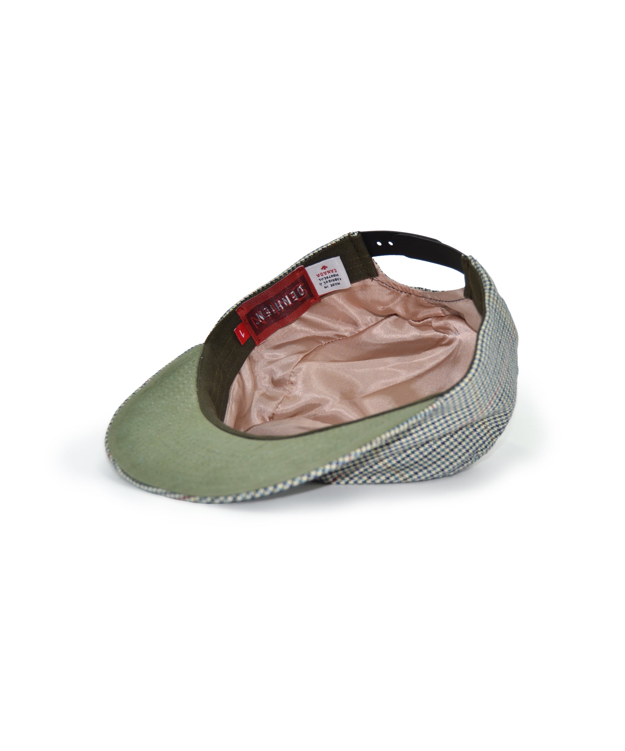 Casquette PILLBOX - Flanelle Pied-de-Poule
