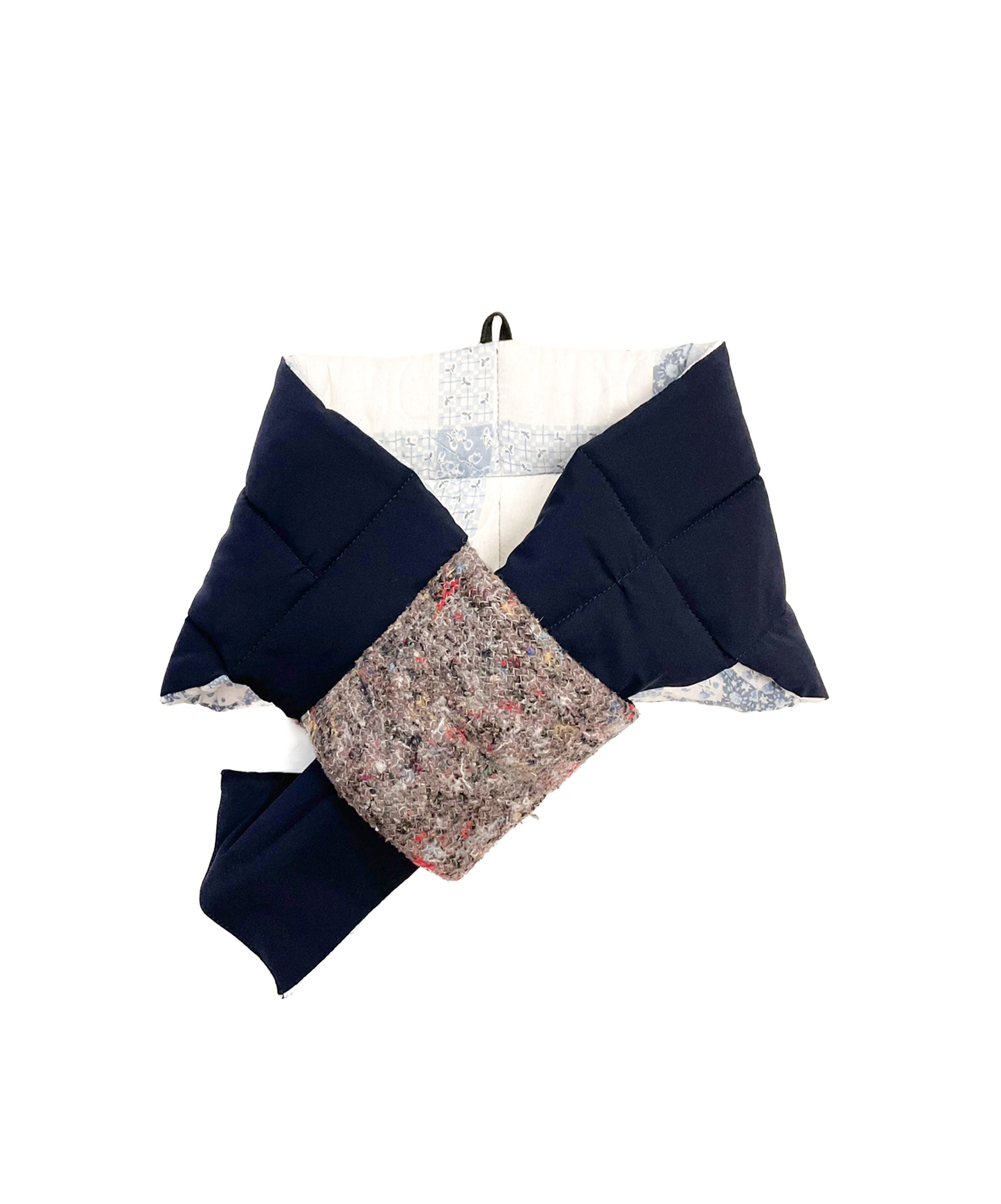 Écharpe Fourreau – Réversible et Déperlante - White - Blue