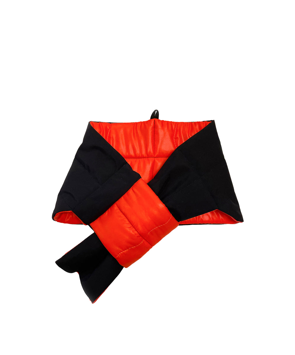 Écharpe Fourreau – Réversible et Déperlante - Orange