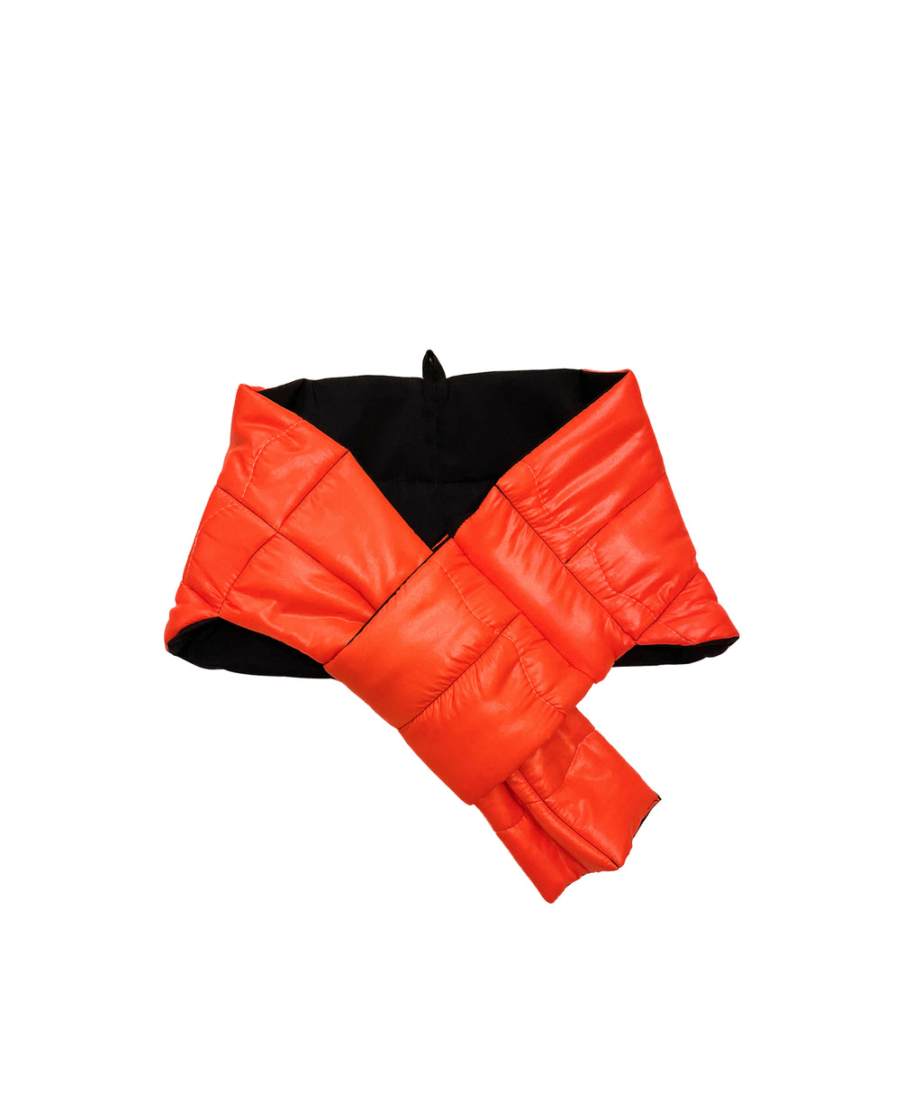 Écharpe Fourreau – Réversible et Déperlante - Orange