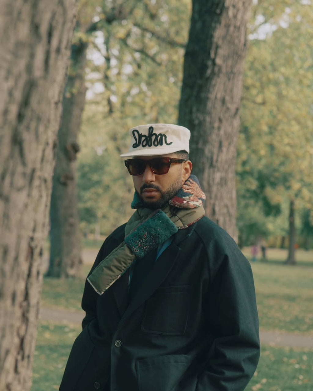 Écharpe Fourreau – Réversible et Déperlante - Green