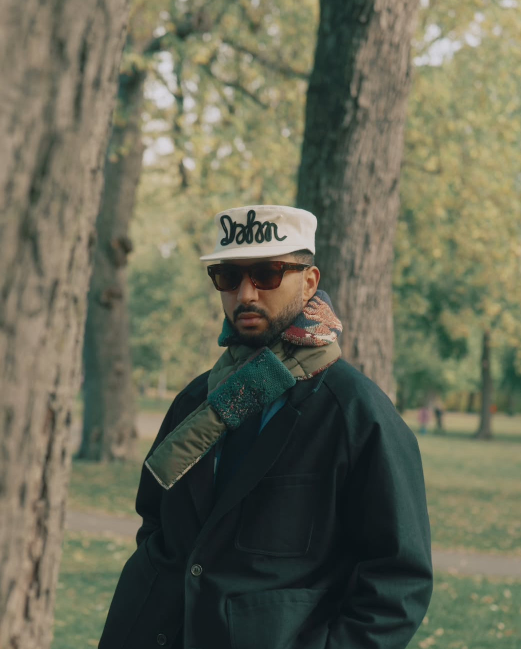 Écharpe Fourreau – Réversible et Déperlante - Green