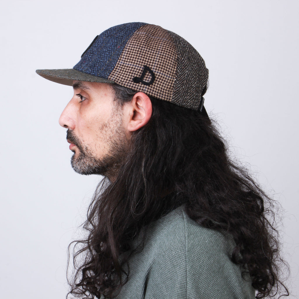 Casquette Patchwork en Laine Recyclée MOSAIC - N° 001