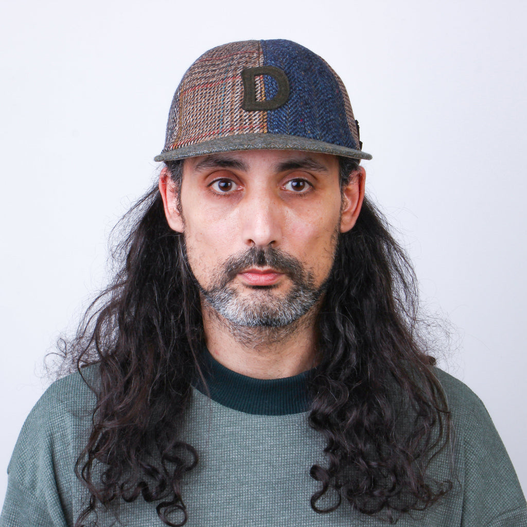 Casquette Patchwork en Laine Recyclée MOSAIC - N° 001