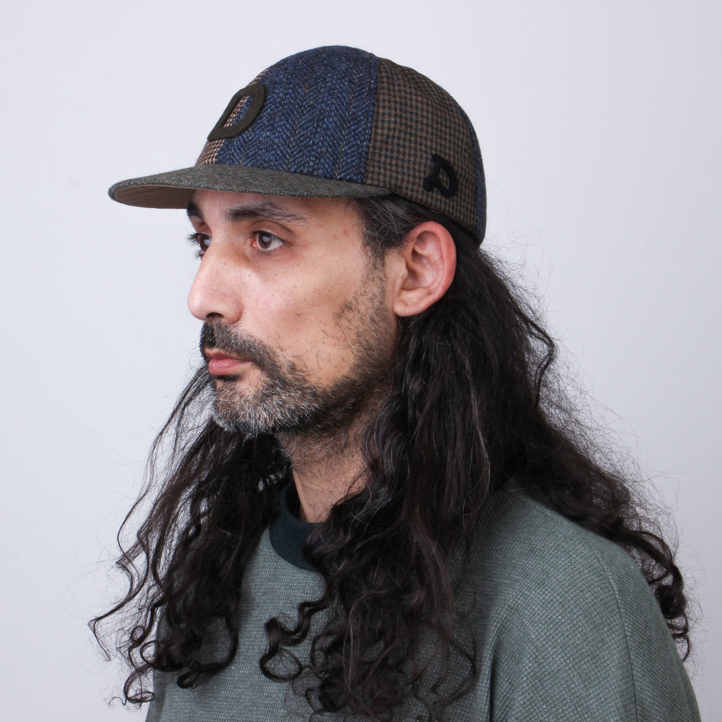 Casquette Patchwork en Laine Recyclée MOSAIC - N° 002