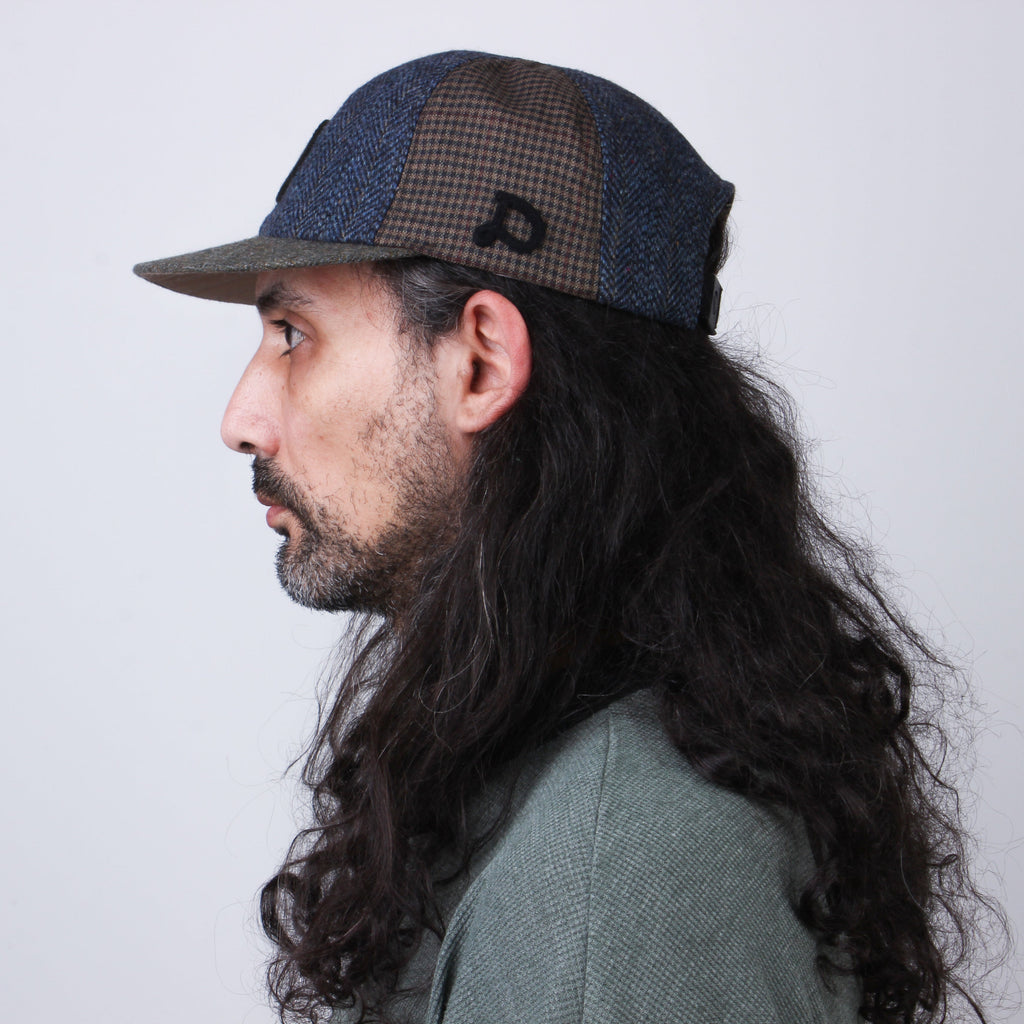 Casquette Patchwork en Laine Recyclée MOSAIC - N° 002